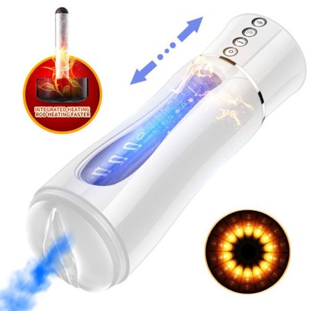 MASTURBATOR FOR MENN-YIBUJIAZU-Automatisk Masturbator for Menn - Håndfri Masturbator med 10 Vibrasjonsmoduser - Mac