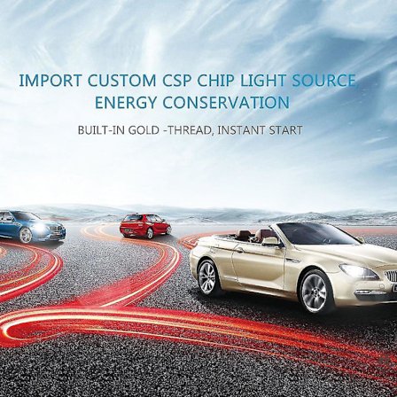 2 stk H7 Bil LED Forlygter Høj Lav 72W 8000lm 6000K DC9-32V