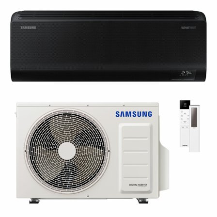 Condizionatore Samsung WindFree Black 9000 BTU R32 Inverter WiFi A+++/A++