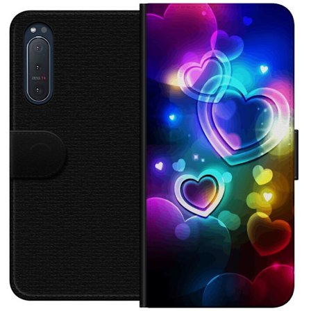 Kompatibel Tegnebogsetui til Sony Sony Xperia 5 II NeonKærlighed