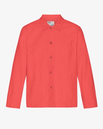 Organic Workwear Jacket - Red Tangerine XS