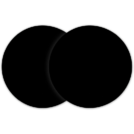 2-pakning Mikrobølgeovnsmatte i silikon, allsidig, 40 cm-XF13-