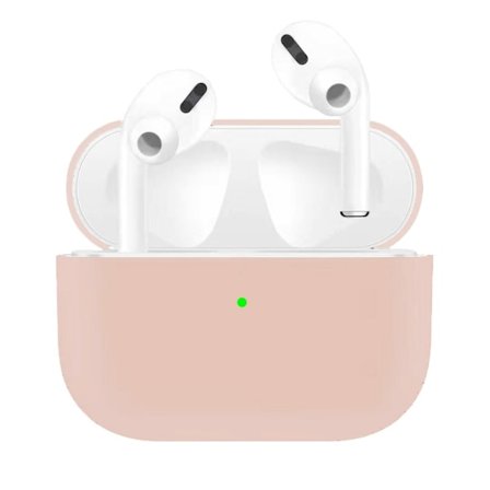 Ultra-slim Silikonfodral till Laddningsetui för Apple AirPods Pro - Ljusrosa