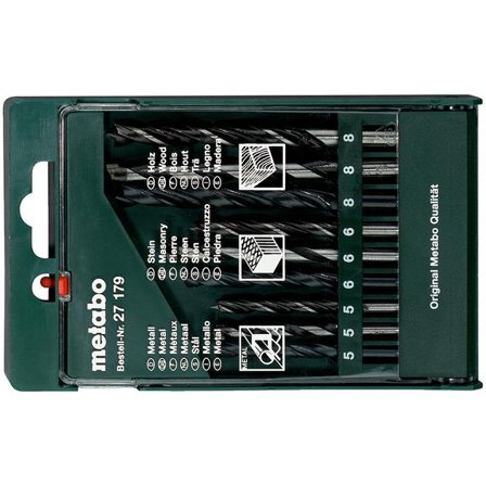 Metabo 627179000 Poranteräsarja 9-osainen, Koneiden tarvikkeet & käyttöosat