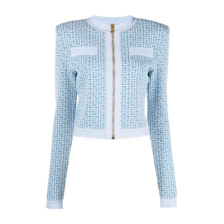 Balmain - Koftor - Blå - Dam - Storlek: S, Dam, Storlek: S