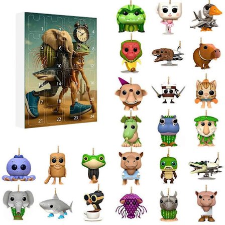 Italiensk Tung Tung Tung Sahur Blind Boxes Kollektion Indeholdende Unikke Væsner Til Brainrot Entusiaster Display