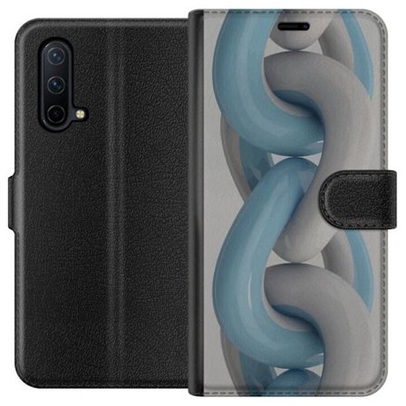 OnePlus Nord CE 5G Lompakkokotelo Blue Chain