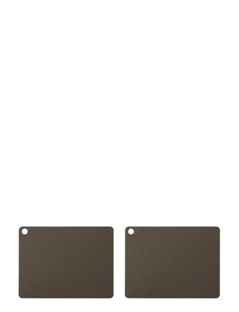 OYOY Living Design Dotto Placemat - Pack Of 2 - Brown - 45X35CM