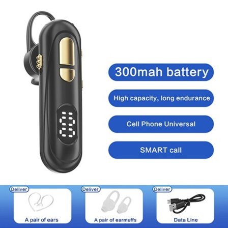 L19 trådlös Bluetooth 5.1 hörlurar Digital Capaci