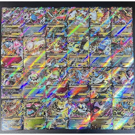 Pikachu-kort VMAX Pokmon-kort VSTAR Pokmon Kjæledyr Flash-kort PTCG60 MEGA Super Evolution-bilder