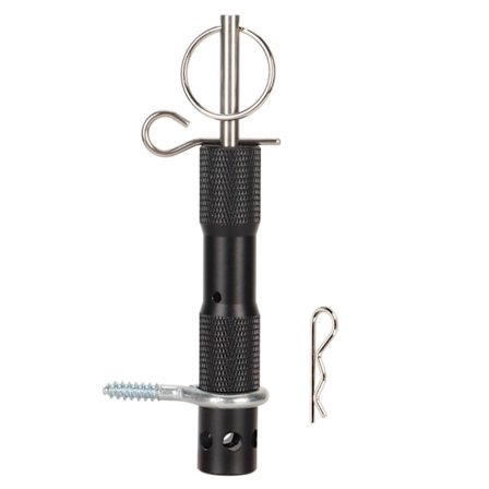 Perimeter Trip Alarm Metall Camping Trip Wire Alarm Enhet Tidig Varningssäkerhetssystem för Camping och Egendomssäkerhet Svart