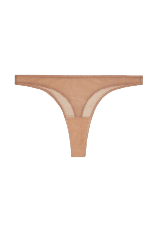Understatement Mesh Thong Trosor Dam Beige XL