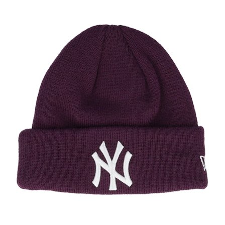 Kinder New Era - MLB Violett cuff Mütze - Kinder New York Yankees Kinder League Essential Beanie Purple Cuff @ Hatstore