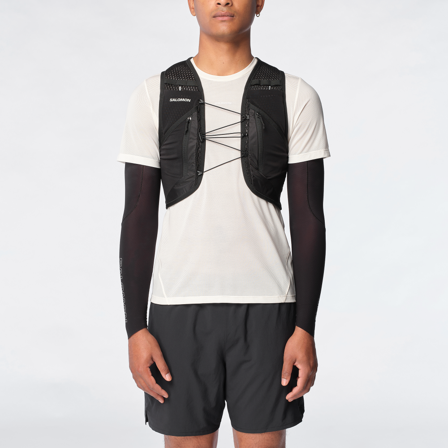 Salomon - Unisex Running Pack Act Skin 12 No Flasks - Black / Metal