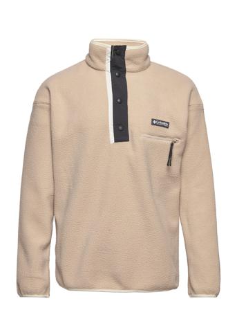 Helvetia Half Snap Fleece Sweat-shirts & Hoodies Fleeces & Midlayers Beige Columbia Sportswear