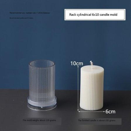 Kynttilämuotteja kynttilänvalmistukseen DIY silikonimuotteja