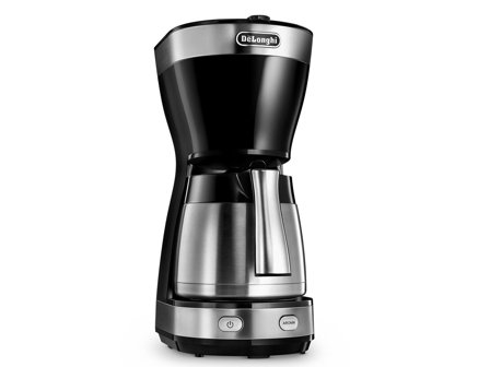 DeLonghi ICM16710 - kaffemaskin - svart / sølv