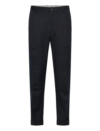 Mango Regular-Fit Pleated Trousers - Black - 44