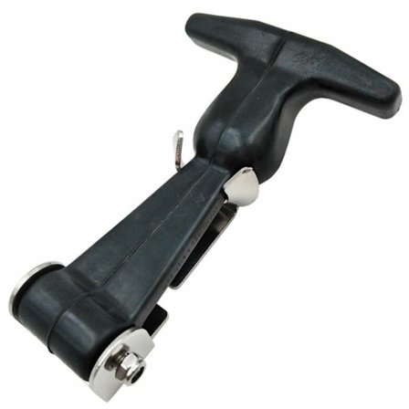 Fångst Flexibel T-Hasp Rostfritt Stål Handtag Elastisk Rostfritt Stål Gummi Huv T-Handtag T-Draglås