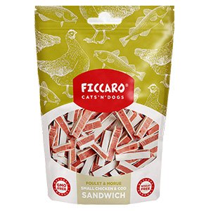 Ficcaro Small Chicken & Cod Sandwich, 100g