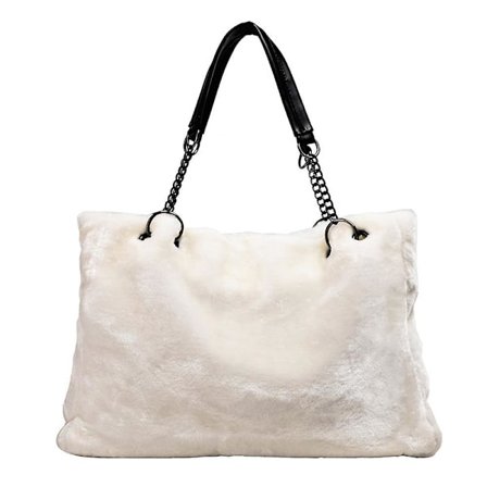 Ny plyschhandväska Fashion plyschväska Dam axelväska