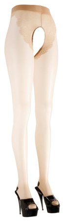 Open Nude Tights - Cottelli Collection