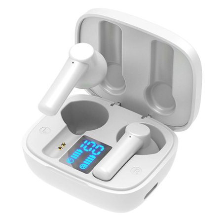 LB-8 BT5.0 Øretelefoner Intelligent Støyreduksjon Fingeravtrykkkontroll Øretelefoner Høyoppløselig Tilkobling Trådløs Stereohodetelefon[D]