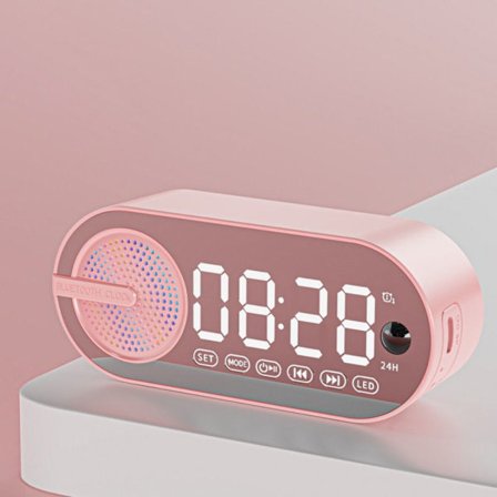 Digital vekkerklokke Bluetooth-høyttaler ROSA