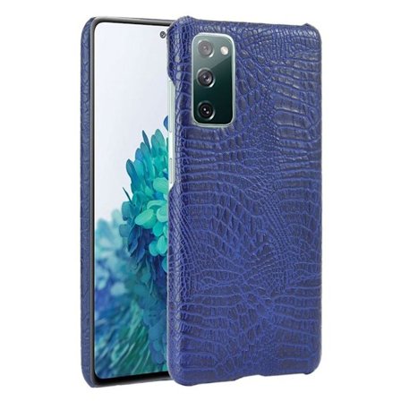 Croco Samsung Galaxy S20 FE 5G / Samsung Galaxy S20 FE skal - Blå