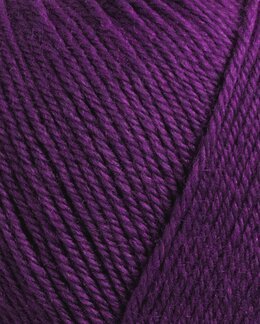 Garn Sox Merino 4 ply 100g Plommonlila