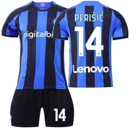 22 Inter Milan hjemmebanetrøje nr. 14 Perisic trøje 20(115125cm)