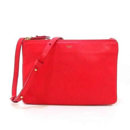 Celine Vintage, Pre-owned bag Rood, Dames, Maat:ONE Size,leer