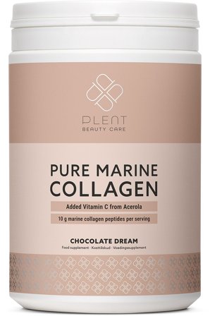 Plent Pure Marine Collagen 300 g Chokolade, Helse & Madvarer, Kollagen, Kollagenpulver
