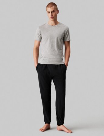 Calvin Klein S/S Crew Neck 3Pk - Grey - S