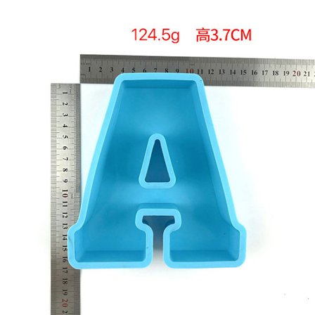 1-osainen setti 6-tuumainen iso kirjainmuotti Iso kirjainhartsi Silikonimuotti DIY Epoksihartsimuotti Syntymäpäiväjuhlat Häät Kodin koristelu (Kirjain