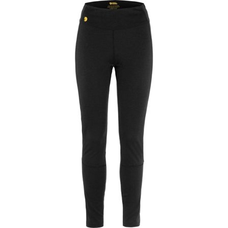 Fjällräven Bergtagen Merino 190 LJ XL - female - Black - Base layer bottoms