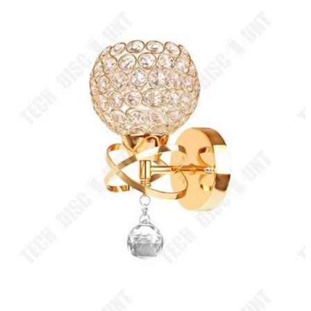 Seinävalaisin - TD - Kristalli - E27 - Eleganssi - Sisätila - Keltainen