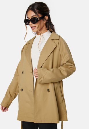 VILA Jancine L/S Trenchcoat Cornstalk Klær