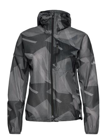 Terrex Agravic Graphic 2.5 Layer Rain Jacket W Grey Adidas Performance