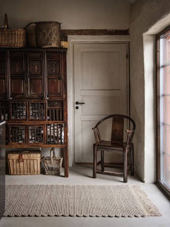 Taric Brown Runner Rug Small Oeko-Tex