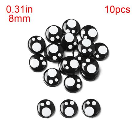 20/40st Safety Eyes Puppet Crafts 8mm 20st