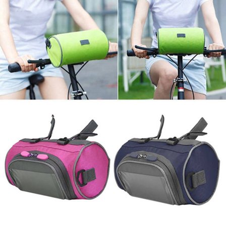 Cykelstyre Cykel Mobiltelefon Pekskärmsväska ROSE RED