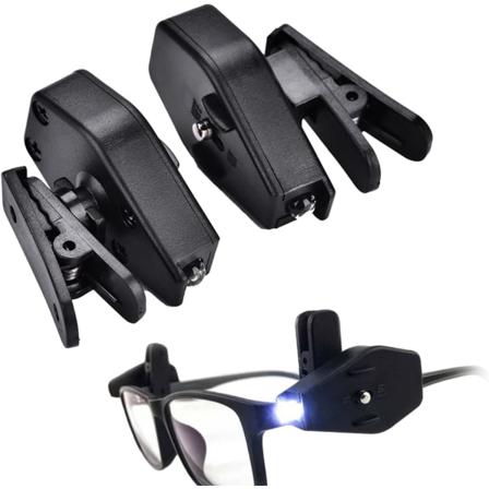 2 kpl Universaali Joustava Super Kirkas LED-Kiinnikkeinen Mini Kirjanlukuvalo