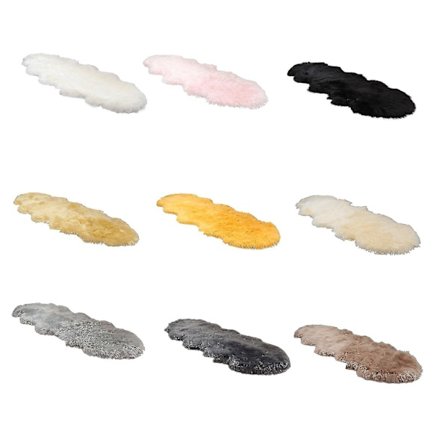 Klassisk Blød Faux Fåreskindspels Tæppe Hvidt Fluffy Område Tæppe Shag Tæpper Til Soveværelse Stue - hao