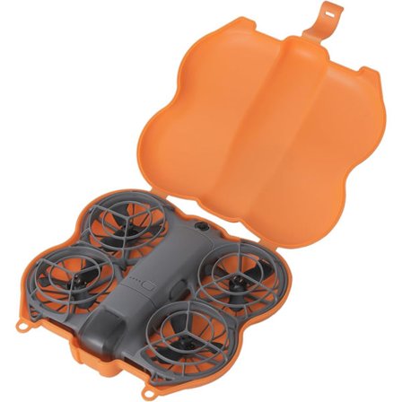Beskyttelsesveske i plast/dronebeskyttelsesveske NEO 2 kompakt bærbart dronetilbehør, lett, oransje.