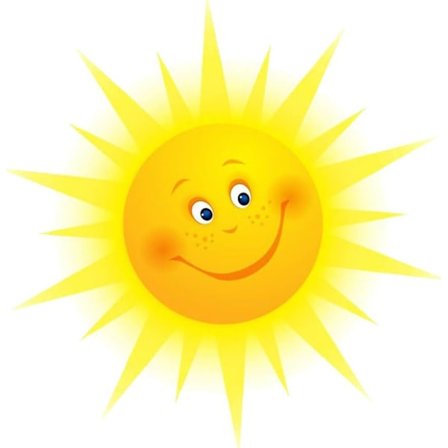 Tegneserie sol vægdekoration klistermærke dekorativ kunst vægkunst klistermærke dekoration-X71-