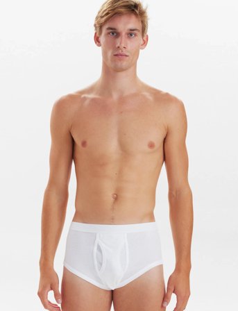 JBS Jbs Briefs With Fly Original. - White - L