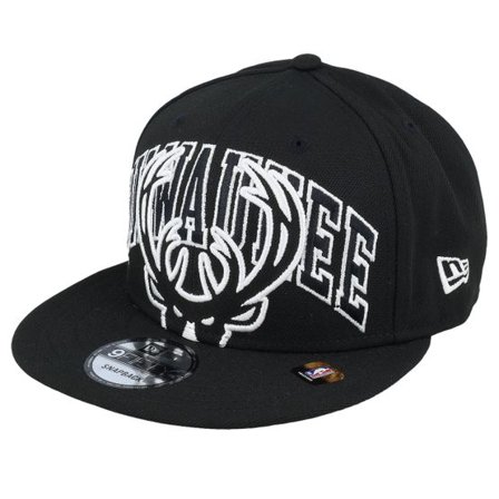 New Era - NBA Svart snapback Keps - Milwaukee Bucks 9FIFTY NBA Tip Off 23 Black Snapback @ Hatstore