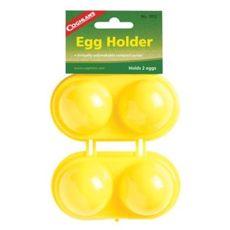 Coghlan's Egg Holder - 2 Eggs eating utensils Yellow OneSize