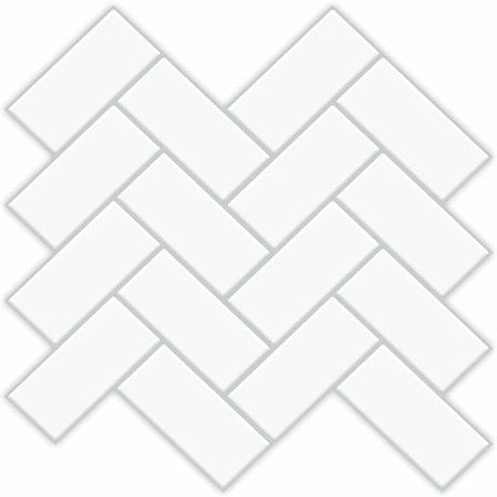 Sæt af 3, køkkenklæbende fliser, selvklæbende fliser til væg, b